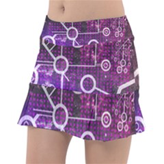 Cosmic Network Geometric Art Classic Tennis Skirt by ExtraAwesomeSauce
