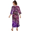 Cosmic Network Geometric Art Grecian Style  Maxi Dress View2