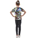 Springtime Pear Tree Blossoms Kids  Mesh Piece T-Shirt View2
