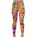 Halloween Monsters Lightweight Velour Classic Yoga Leggings View1