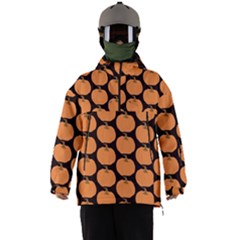 Black And Orange Pumpkin Men s Ski And Snowboard Waterproof Breathable Jacket by ConteMonfrey