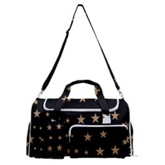 Little Stars Pattern Sports Gym Duffle Bag With Shoe Compartment by ConteMonfrey