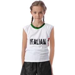 Strong Italian Energy Kids  Raglan Cap Sleeve T-shirt by ConteMonfrey