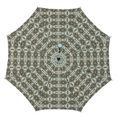 Snake Skin Brown Automatic Folding Umbrella With Case (medium) by ConteMonfrey