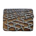 0118 F Expression Of Structure Large 14  Vertical Laptop Sleeve Case With Pocket View2