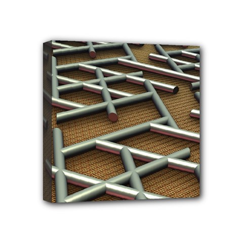 Expression Of Structure Mini Canvas 4  X 4  (stretched) by geonetique
