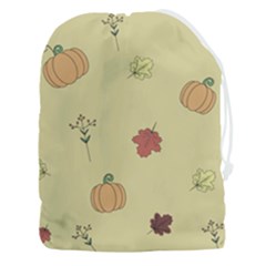 Halloween Fall Pattern Drawstring Pouch (3xl) by Apenda