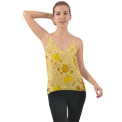 Pumpkins Autumn Fall Harvest Chiffon Cami by Apenda