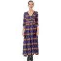 Bitcoin Logo Pattern Button Up Boho Maxi Dress View1
