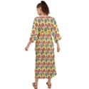 Colorful Bitcoin Pattern Grecian Style  Maxi Dress View2