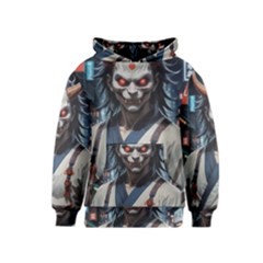 Demon Samurai Kids  Pullover Hoodie by AwesomeSauce