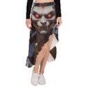 Demon Samurai Asymmetrical Ruffle Hem Skirt  View1