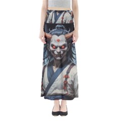 Demon Samurai Full Length Maxi Skirt by AwesomeSauce