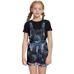 Cyberpunk Demon Samurai Kids  Short Overalls by AwesomeSauce