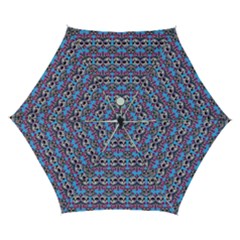 Colorful Sugar Skull Cat Pattern Automatic Folding Umbrella With Case (small) by ExtraAwesomeSauce