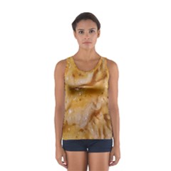 Homemade Flan Extreme Close-up Texture Sport Tank Top  by dflcprintsclothing