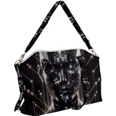 Robotics Robot Technology Future Canvas Crossbody Bag by Maspions