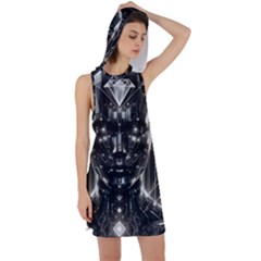 Robotics Robot Technology Future Racer Back Hoodie Dress by Maspions