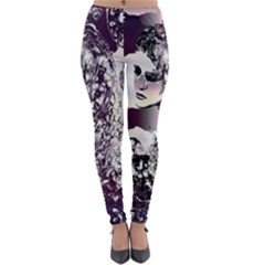 Marina Paper Cut Lightweight Velour Leggings by MRNStudios