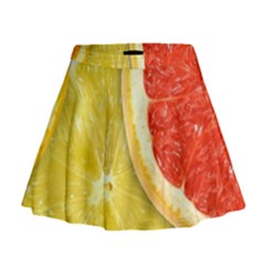 Fruit, Lemon Mini Flare Skirt by kyorashop23