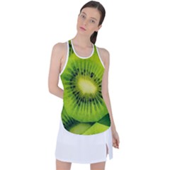 Kiwi Fruits, Close-up, Exotic Fruit Racer Back Mesh Tank Top by kyorashop23