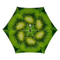 Kiwi Fruits, Close-up, Exotic Fruit Automatic Folding Umbrella With Case (small) by kyorashop23