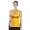 Orange, Slices, Fruit, Citrus Racer Back Sports Top View1