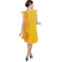 Orange, Slices, Fruit, Citrus Tie Up Tunic Dress View2