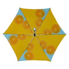 Orange, Slices, Fruit, Citrus Automatic Folding Umbrella With Case (small) by kyorashop23