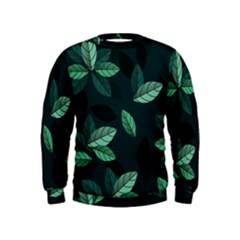 Foliage Kids  Sweatshirt by HermanTelo