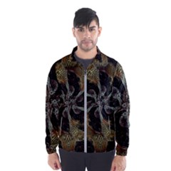 Abstract Ornate Organic Texture Design Print Men s Windbreaker by dflcprintsclothing
