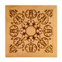 Cold Colors Mandala   Wood Photo Frame Cube View2
