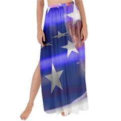 Donald Trump Flag Maxi Chiffon Tie-up Sarong by vintagetrump