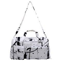 Inksplats Sports Gym Duffle Bag With Shoe Compartment by SpinnyChairDesigns