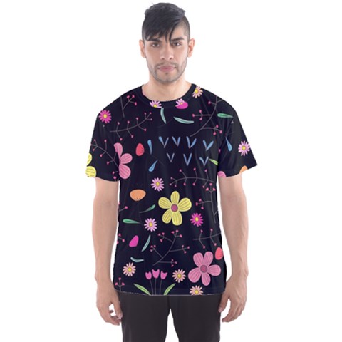 Foliage Pattern Beautiful Aesthetic Secret Garden Men s Sport Mesh T-shirt by Paksenen