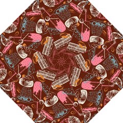Sweet Food Seamless Pattern Golf Umbrellas by Paksenen