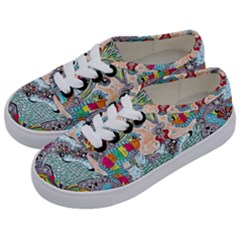 Supersonicangeldream Kids  Classic Low Top Sneakers by chellerayartisans