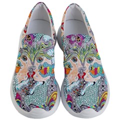 Supersonicangeldream Women s Lightweight Slip Ons by chellerayartisans