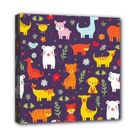Pet Animal 01 Mini Canvas 8  X 8  (stretched) by myclothy
