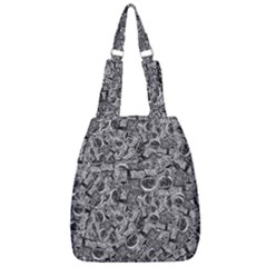 Be True Be Yourself Typographic Print Pattern Center Zip Backpack by dflcprintsclothing