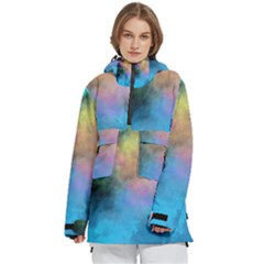 Smokescreen Women s Pullover Zip Ski And Snowboard Waterproof Breathable Jacket by pollyparadiseartshop
