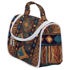 Tribal Chic Satchel Handbag by pollyparadiseartshop