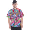 Cabbage Flower Abstract Men s Short Sleeve Shirt View1