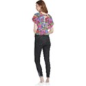 Cabbage Flower Abstract (1) (custom) Butterfly Chiffon Blouse View2