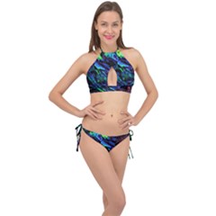 Sci-fi Scenester Cross Front Halter Bikini Set by MRNStudios