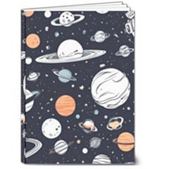 Space Galaxy Universe Stars Sky 5  X 7  Hardcover Notebook by Paksenen