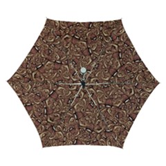 Human Spider Mutant Creatures Motif Random Pattern Automatic Folding Umbrella With Case (small) by dflcprintsclothing