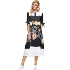 The Fear Has Arrived 20250211 181959 0001 The Fear Has Arrived 20250211 181959 0000 Bow Sleeve Chiffon Midi Dress by 120503