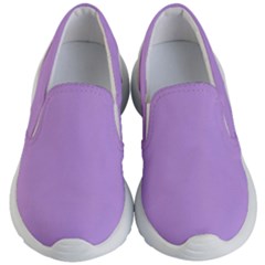 Luscious Lavender Hex #cca3e7 Kids Lightweight Slip Ons by dressshop