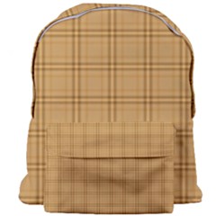 Autumn Fall Plaid Tartan 1 Giant Full Print Backpack by dressshop